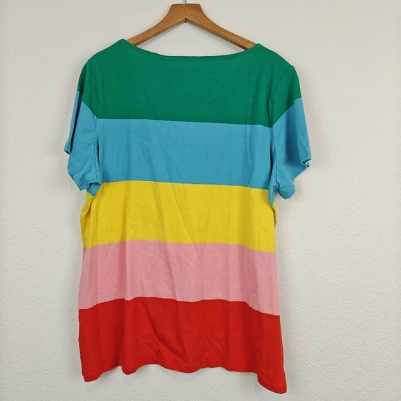 Boden NWT Short Sleeve Breton Striped T-Shirt Size 20-22 - Picture 12 of 14